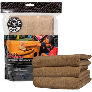 Chemical Guys - Workhorse Microfiber Towel - Bruin - Microvezel