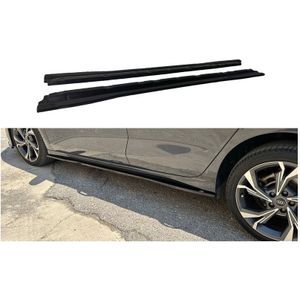 Set Sideskirts Passend Voor Audi  (8y) 2020- (Abs Glanzend Zwart) Audi Motordrome Dx Sau05