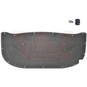 Geluidsbekledingmotorkap Audi Van Wezel 0315460