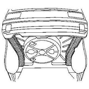 Plaatwerkdeel O17 74-84 Chassisbalk Ach Volkswagen Van Wezel 5810333