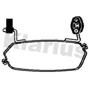 Uitlaatklem  Cooper S 1.6 O/Side 04- Mini Klarius 430602