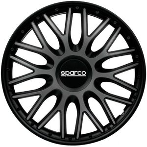 Sparco Wieldoppenset Roma 16-Inch Grijs/Zwart