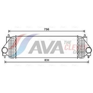 Intercooler, Inlaatluchtkoeler Suzuki Ava Sza4134