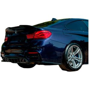 Oneway Achterbumperskirt (Diffuser) Passend Voor Bmw M4 F82 2014-2021 - Glanzend Zwart Bmw Oneway Ow Rv21031