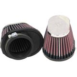 K&N - Universeel Ovaal Filter - 54mm Aansluiting - 102mm x 76mm Bodem - 70mm Hoogte