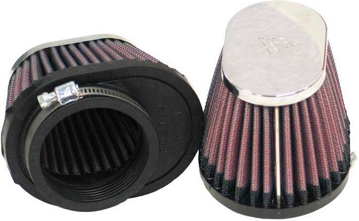 K&N - Universeel Ovaal Filter - 54mm Aansluiting - 102mm x 76mm Bodem - 70mm Hoogte