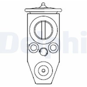 Expansieventiel, Airconditioning Ford Delphi Cb1016v