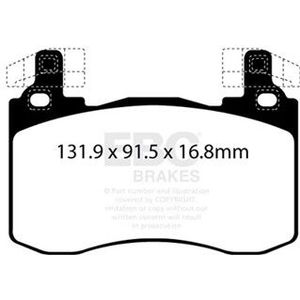 Ebc Yellowstuff Remblokkenset, Schijfrem Kia Ebc Dp42356r