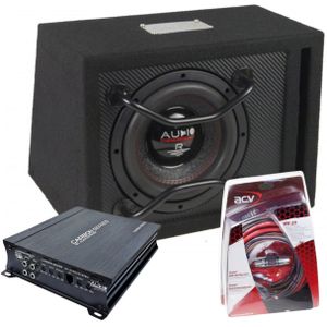 AUDIO SYSTEM Subwoofer set R08 EVO BR + CARBON-500.1D + WK-20