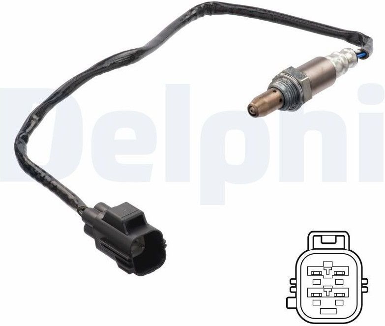 Volvo - Delphi Es21298-12b1 - Lambdasonde - Kabellengte 515 mm - Verwarmd