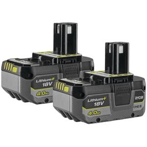 Ryobi - RB1840X2 - Accu Twinpack - 18V - 4.0Ah - Lithium+