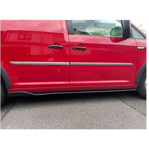 Oneway Set Sideskirts Passend Voor Volkswagen Caddy Mk4 2015-2020 - Glanzend Zwart Volkswagen Oneway Ow Ss10003