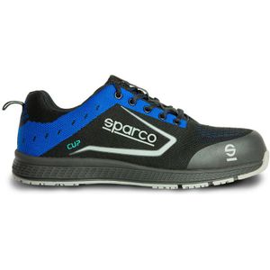 Sparco Lichtgewicht Werkschoenen Cup S1P Ricard Zwart/Blauw Maat 35