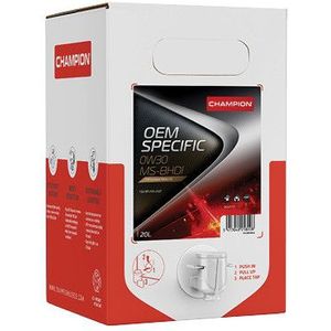 Motorolie Champion Oem Specific Ms-Bhdi 0w30  20l Alfa Romeo, Bentley, Citroen, Ds, Fiat, Honda, Hyundai, Iveco, Jeep, Kia, Lancia, Lexus, Mazda, Mitsubishi, Opel, Peugeot, Subaru, Suzuki, Toyota, Vauxhall Champion Lubricants 1050954