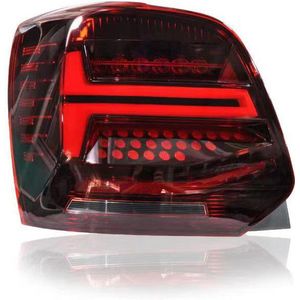 Set Led Achterlichten Passend Voor Volkswagen Polo 6r/6c 2009-2017 - Rood/Rookgrijs - Incl. Dynamic  Renault, Volkswagen Autostyle Dl Vwr27lrsd