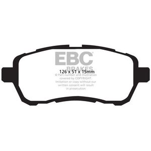 Remblokkenset, Schijfrem Mazda, Suzuki Ebc Dpx2003