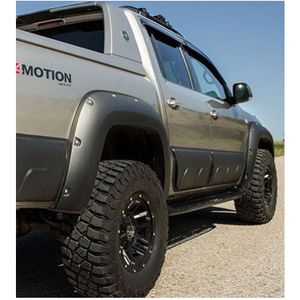 Oneway Set Deurpanelen Passend Voor Volkswagen Amarok Mk1 2010-2022 - Matzwart Volkswagen Oneway Ow Bc05011