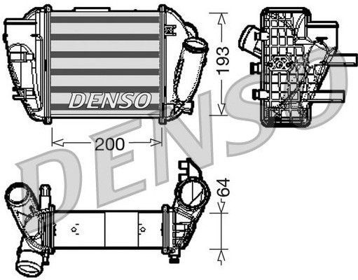 Intercooler Audi Denso Dit02005