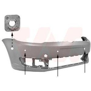 Bumper Volkswagen Van Wezel 5735576