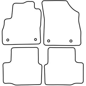 Automatten Passend Voor Opel Astra K 2015- Opel Autostyle Tm Op546