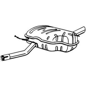 Uitlaat Einddemper Bmw Bosal 247-101