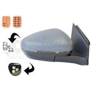 VanWezel 4084828 - Rétroviseur Compleet Dicht Voor Peugeot 3008 - Elektrisch - Met Verwarming