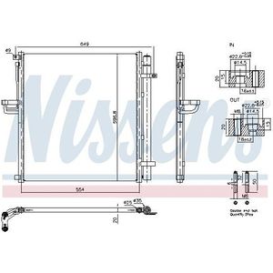 Condensor, Airconditioning ** First Fit ** Ford Nissens 940977