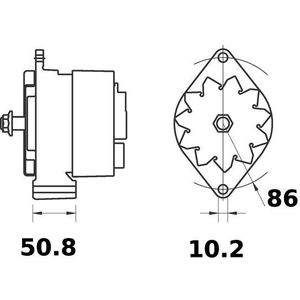 Alternator John Deere 120A