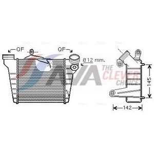 Intercooler, Inlaatluchtkoeler Seat, Skoda, Volkswagen Ava Sta4036