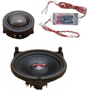 Mfit Mercedes C-Klasse W205 80w Pasklare 2-Weg Composet  Mercedes-Benz Audio System Mfit 100 Mb C205