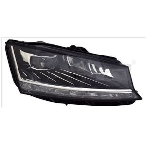 Skoda - Tyc 20-19172-06-2 - Koplamp - Voor Rechtsrijdend Verkeer - Met LED