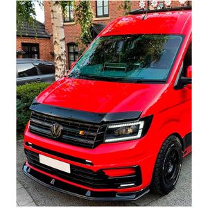 Oneway Voorspoilerlip Volkswagen Crafter Mk2 &Amp; Man Tge Mk1 Prefacelift 2016- - Glanzend Zwart Man, Volkswagen Oneway Ow Fs01004