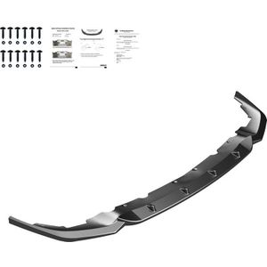 Oneway Voorspoilerlip Passend Voor Bmw 1-Serie  -Pack/M135i 2019- - Glanzend Zwart Bmw Oneway Ow Fs01046