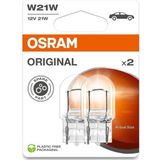 Autolamp - W21W - Oranje - 12V - 21W - 2 Stuks - Blisterverpakking