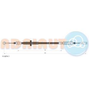 Trekkabel, Parkeerrem Citroen, Fiat, Peugeot Adriauto  .0274.1