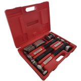 Weber Tools - Uitdeukset - 7 Accessoires - Fiberglas Stelen - Anti-Slip Handvat