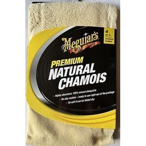 Meguiar's X2100 Autozeem - Geel - Natuurleer - Streepvrij Drogen