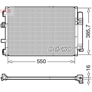Denso - Dcn10043 - Condensor - Airconditioning - Voor Ford