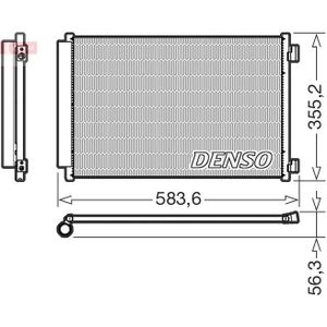 Condensor, Airconditioning Fiat, Lancia Denso Dcn09146