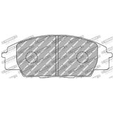 Remblokkenset, Schijfrem Honda Ferodo Racing Fcp1444w