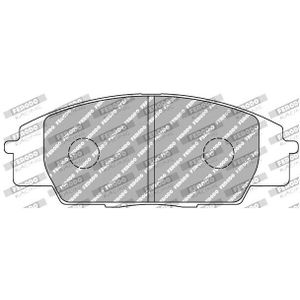 Remblokkenset, Schijfrem Honda Ferodo Racing Fcp1444w