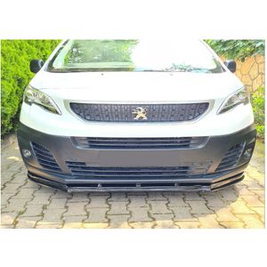 Oneway Voorspoilerlip Passend Voor Peugeot Expert 3e Gen. 2016- - Glanzend Zwart Ford, Peugeot Oneway Ow Fs01011