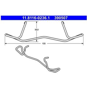 Veer, Remklauw Volvo Ate .8116-0236.1
