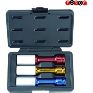 Force 4033 1/2 Wielmoerdoppenset lang 3 delig
