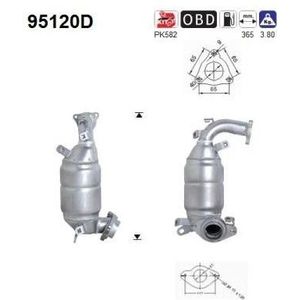 Katalysator Toyota As 95120d