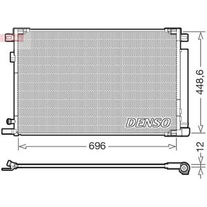 Condensor, Airconditioning Toyota Denso Dcn50128
