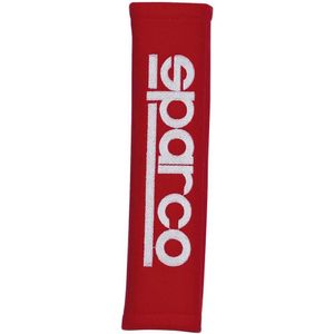 Sparco Set Gordelhoezen - Geborduurd Logo - Rood