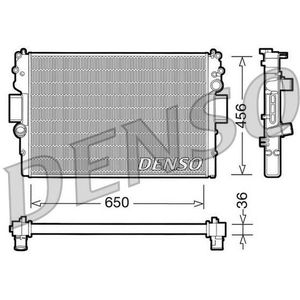 DENSO - Radiateur - Aluminium - Voor IVECO - DRM12007 - 504045489 - 504084141 - 500039637