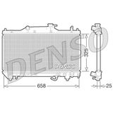 Toyota - Denso Drm50067 - Radiateur - Netlengte 658 mm - Netbreedte 325 mm - Netdiepte 25 mm