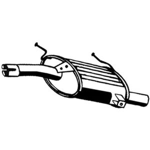 Uitlaat Einddemper Suzuki Asmet .012